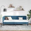 vidaXL Eckbettgestell Blau 80 x 200 cm Samt 42016585 Bild 4