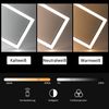 ZMH LED Deckenleuchte Wohnzimmer Deckenlampe - 48W Dimmbar Schlafzimmerlampe Schwarz Flach Design mit Fernbedienung aus Metall Modern Küchenlampe für Schlafzimmer Esszimmer Küche Flur Kinderzimmer Bild 3