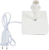 VBS Tischleuchte Lampenfuß mit Stecker Quader E14, 11,5 cm x 11,5 cm x 4 cm Bild 2