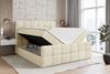 ALTDECOR Boxbett BRUGO-Z (mit Matratze Lattenrost Topper Polsterbett mit Bettkasten Doppelbett), H4 Multipocket / H3 Bonellfederung, Springboxbett Boxspringbett Bild 3