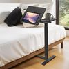 Maclean Schreibtisch MC-120 Mobiler Laptoptisch mit Höhenverstellung 76-111cm, Steh-/Sitztisch mit Neigungsfunktion Home-Office Bild 2