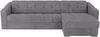 Vente-unique - DARIELO Sofa Stoff Grau - B 223 cm152 cm x H 85 cm x L 295 cm Bild 4