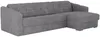 Vente-unique - DARIELO Sofa Stoff Grau - B 223 cm152 cm x H 85 cm x L 295 cm Bild 5