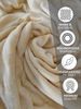 One Home Spannbettlaken Winter Cashmere Touch, Fleece, Gummizug: rundum, (2 Stück), flauschig warmes Teddy Plüsch, Double Pack Bild 2