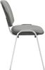 CLP Stuhl Ken Chrom Kunstleder stapelbar und mit modernem Design,grau Bild 4