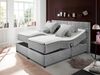 'Mariborsko 6' Boxspringbett, silver, 180x200 cm Bild 4