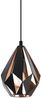 Eglo 49997 Pendelleuchte CARLTON 1 Stahl schwarz, kupfer E27 1X40W Ø20,5cm H:110cm dimmbar Bild 4
