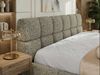 Doppelbett mit Gasdruckfeder, Polsterbett NIRA CLASSIC Holzlattenrost Bett mit Stauraum, gepolstertes Kopfteil Bettkasten - 140 x 200 cm - Grau Strukture Bild 3