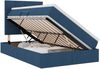 vidaXL LED-Speicherbett mit Matratze Blau 120 x 190 cm Stoff 3372407 Bild 2