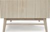 Couchtisch Otaro 120 cm Eiche Whitewash - Massivholzbeine & MDF mit Eichenfurnier Bild 4