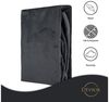 Devior Spannbettlaken aus 100% Nicki-Plüsch mit Cashmere-Touch, 190 g/m² mit Einlaufschutz, Nicki, Gummizug: Rundumgummizug, für Boxspringmatratze bis 32cm - Spannbettlaken 180 x 200 cm kuschelig Bild 3