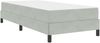 vidaXL Boxspringbett mit Matratze Hellgrau 100 x 200 cm Stoff 3398671 Bild 4