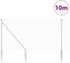 vidaXL Schweißdrahtzaun mit Spikes 10 x 1,4 m Verzinkter Stahl Silber 3351936 Bild 3