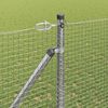 vidaXL Schweißdrahtzaun mit Spikes 10 x 1,4 m Verzinkter Stahl Silber 3351936 Bild 4