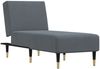 vidaXL Chaiselongue Dunkelgrau Samt 352803 Bild 2