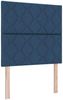 vidaXL Boxspringbett mit Kopfteil Blau 100 x 200 cm Stoff 3339678 Bild 4
