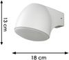 KONSTSMIDE No. 7531-250 Aussenwandleuchte Ferrara 1x High Power LED 3000 K weiß Bild 3