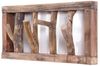 DESIGN DELIGHTS RUSTIKALE WANDGARDEROBE Limb | 45x23x~10-13 cm (BxHxT), Treibholz | Hakenleiste | Farbe: 01 Natur-Vintage Bild 2