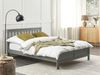 Bett mit Lattenrost MAYENNE 140 x 200 cm Holz Grau Bild 3