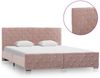 vidaXL Bettgestell Rosa Stoff 160x200 cm [286827] Bild 3