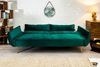 riess-ambiente Schlafsofa DIVANI 220cm smaragdgrün / gold, Einzelartikel 1 Teile, Wohnzimmer · Samt · 3-Sitzer · Couch mit Bettfunktion · Retro Design Bild 4
