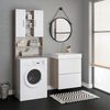 Waschmaschinenschrank Luis Sonoma 64 x 190 cm Vicco Bild 4