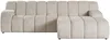 Vente-unique - BELADON Sofa Stoff Beige - B 176 cm x H 85 cm x L 272 cm Bild 2