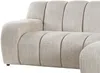 Vente-unique - BELADON Sofa Stoff Beige - B 176 cm x H 85 cm x L 272 cm Bild 4