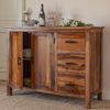 Kommode Rami 140x90x45 aus indischem Sheesham-Massivholz Bild 3