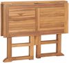 vidaXL Klappbarer Garten-Esstisch 90x90x75 cm Massivholz Teak 315448 Bild 5