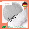 Dr. Berger Nackenrolle Minky Hellgrau 40 x 16 cm Bild 5