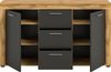 INOSIGN Sideboard Aosta, Breite 125 cm, in verschiedenen Farbausführungen, mit 2 Türen und 3 Schubkästen, Wohnzimmer, Kommode, Schrank Bild 4