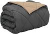 vidaXL Ganzjahresbettdecke Anthrazit und Taupe 200 x 220 cm Mikrofaser 42025544 Bild 2