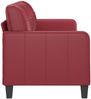 vidaXL 3-Sitzer-Sofa Weinrot 180 cm Kunstleder 359125 Bild 4