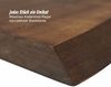 Relaxdays Wandregal Massivholz Baumkante Bild 5