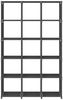 vidaXL Würfel-Regal 15 Fächer Grau 103x30x175,5 cm Stoff 322620 Bild 2