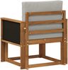 vidaXL Outdoor Mittelsofa Massivholz Akazie Natur 3438820 Bild 5