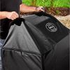 RÖSLE Abdeckhaube BBQ-Station MAGNUM G4/PRO G4, Hochwertige Schützhülle aus 100% Polyester, mit praktischem Klettverschluss zum Fixieren, wasserdicht, Schwarz Bild 2