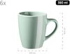 Mäser 931845 Kombiservice Elissa für 6 Personen, Steinzeug, grün (1 Set, 24-teilig) Bild 2