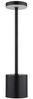 LED Tischleuchte, Metall, schwarz, Touchdimmer, Akku, H 34,3 cm Bild 4