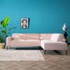 Bronx71 Ecksofa Kansas Stoff rosa rechts Bild 3