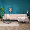 Bronx71 Ecksofa Kansas Stoff rosa rechts Bild 4