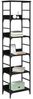 vidaXL Bücherregal Schwarz Eichen-Optik 50 x 33 x 188,5 cm 882759 Bild 3