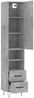 vidaXL Highboard Betongrau 34,5x34x180 cm Holzwerkstoff 3198949 Bild 4