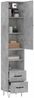 vidaXL Highboard Betongrau 34,5x34x180 cm Holzwerkstoff 3198949 Bild 3