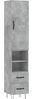 vidaXL Highboard Betongrau 34,5x34x180 cm Holzwerkstoff 3198949 Bild 2