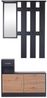 HTI-Living Garderobe Garderobenpaneel mit Spiegel und Schuhschrank Schwarz-Artisaneiche (Set, 2 St) Bild 2