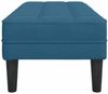 vidaXL Bank mit Kissen Blau 113 x 57 x 39 cm Samt 42001956 Bild 5