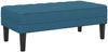 vidaXL Bank mit Kissen Blau 113 x 57 x 39 cm Samt 42001956 Bild 2
