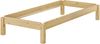 Erst-Holz Stapelbett Massivholzbett Kiefer Natur 80x200 cm Einzelbett stapelbar Gästebett + Rollrost 60. 48-08 Bild 2